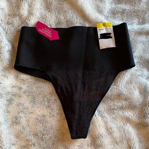 Thong shape wear